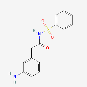 N-[2-(3-Amino-phenyl)-acetyl]-benzenesulfonamide