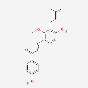 molecular formula C21H22O4 B15145940 Licochalcone-C; LicoC; Lico-C; Lico C 