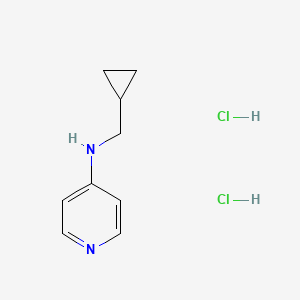 molecular formula C9H14Cl2N2 B1514595 Cyclopropylmethylpyridin-4-ylamine dihydrochloride CAS No. 900017-78-9