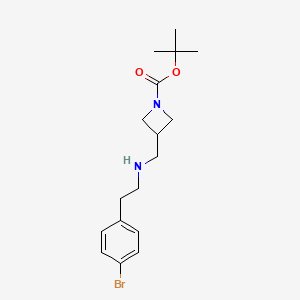 tert-Butyl 3-({[2-(4-bromophenyl)ethyl]amino}methyl)azetidine-1-carboxylate