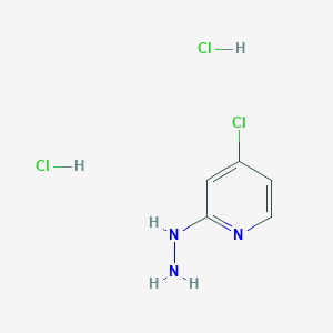 molecular formula C5H8Cl3N3 B15145974 4-Chloro-2-hydrazinylpyridine dihydrochloride 