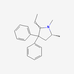 molecular formula C20H23N B1514601 [R-(E)]-2-Ethylidene-1,5-dimethyl-3,3-diphenyl-pyrrolidine (R-EDDP) 