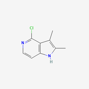 molecular formula C9H9ClN2 B1514604 4-chloro-2,3-dimethyl-1H-pyrrolo[3,2-c]pyridine CAS No. 878232-70-3