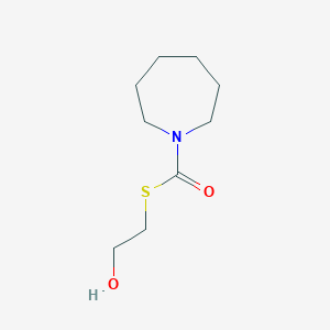 molecular formula C9H17NO2S B1514605 S-(2-Hydroxyethyl) azepane-1-carbothioate CAS No. 84675-84-3