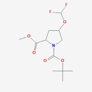 1-Tert-butyl 2-methyl 4-(difluoromethoxy)pyrrolidine-1,2-dicarboxylate