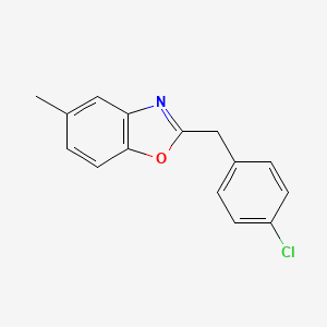 2-(4-Chlorobenzyl)-5-methyl-1,3-benzoxazole