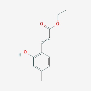 molecular formula C12H14O3 B15146102 Ethyl (2E)-3-(2-hydroxy-4-methylphenyl)prop-2-enoate 