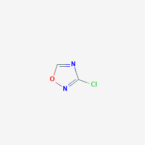 molecular formula C2HClN2O B15146131 3-Chloro-1,2,4-oxadiazole CAS No. 1346808-36-3