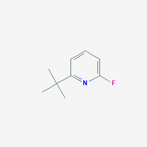 molecular formula C9H12FN B15146176 2-(tert-Butyl)-6-fluoropyridine 