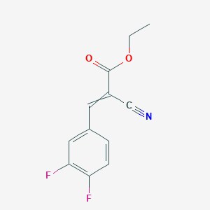 Ethyl 2-cyano-3-(3,4-difluorophenyl)prop-2-enoate