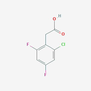 molecular formula C8H5ClF2O2 B15146185 2-Chloro-4,6-difluorophenylacetic acid 