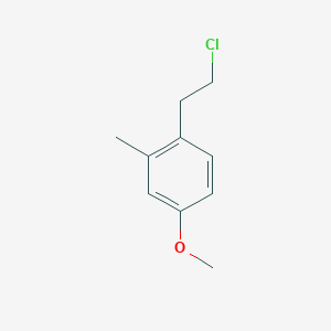 1-(2-Chloroethyl)-4-methoxy-2-methylbenzene