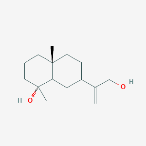 molecular formula C15H26O2 B15146221 4alphaH-Eudesm-11(13)-ene-4,12-diol; Ilicic alcohol 