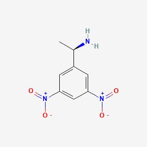 molecular formula C8H9N3O4 B1514623 Benzenemethanamine,a-methyl-3,5-dinitro-,(aR)- 