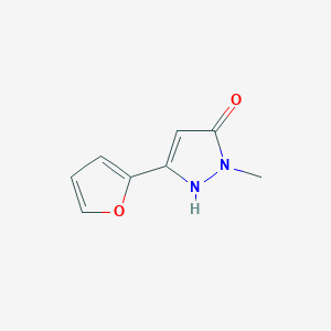 3-(Furan-2-yl)-1-methyl-1h-pyrazol-5-ol