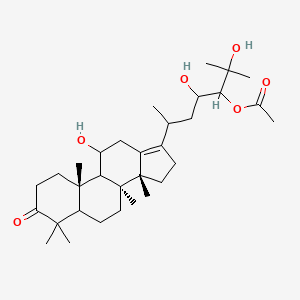 molecular formula C32H52O6 B15146269 Alisol-A 24-acetate;Alisol A 24-monoacetate;Alisol A monoacetate 