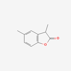 molecular formula C10H10O2 B15146279 3,5-Dimethylbenzofuran-2(3H)-one 