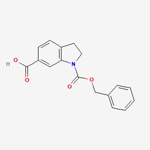 1-((Benzyloxy)carbonyl)indoline-6-carboxylic acid