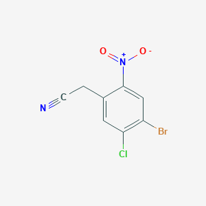 2-(4-Bromo-5-chloro-2-nitrophenyl)acetonitrile