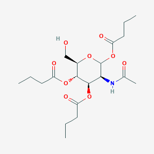 [(2R,3S,4R,5S)-5-acetamido-4,6-di(butanoyloxy)-2-(hydroxymethyl)oxan-3-yl] butanoate