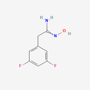 (Z)-2-(3,5-Difluorophenyl)-N'-hydroxyethanimidamide