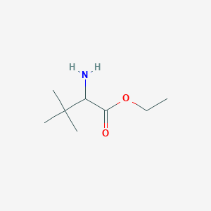 molecular formula C8H17NO2 B15146482 (S)-Ethyl 2-amino-3,3-dimethylbutanoate 