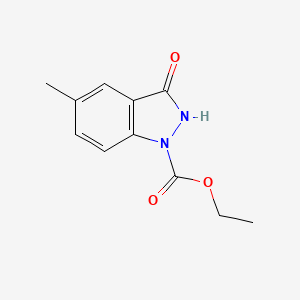 Ethyl 5-methyl-3-oxo-2,3-dihydro-1H-indazole-1-carboxylate