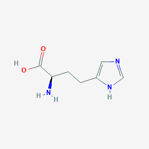 molecular formula C7H11N3O2 B15146519 (2R)-2-amino-4-(1H-imidazol-4-yl)butanoic acid CAS No. 58501-48-7