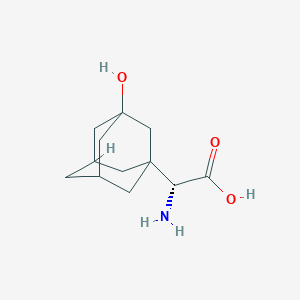 molecular formula C12H19NO3 B15146541 (R)-amino(3-hydroxyadamantan-1-yl)acetic acid 