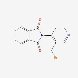 molecular formula C14H9BrN2O2 B1514662 3-Bromomethyl-4-phthalimido-pyridine 