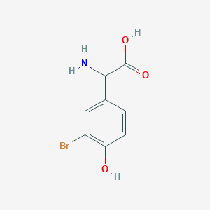 Amino-(3-bromo-4-hydroxy-phenyl)-acetic acid