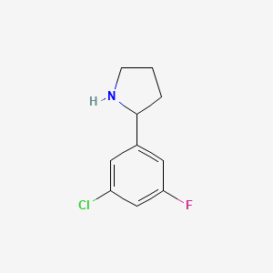 2-(3-Chloro-5-fluorophenyl)pyrrolidine