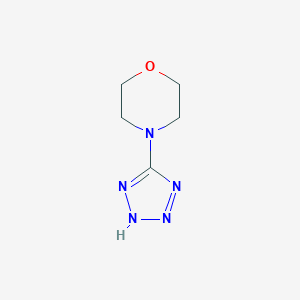 molecular formula C5H9N5O B151467 4-(2H-四唑-5-基)吗啉 CAS No. 133237-33-9