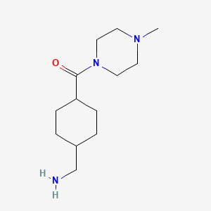 molecular formula C13H25N3O B15146745 (4-(Aminomethyl)cyclohexyl)(4-methylpiperazin-1-yl)methanone 