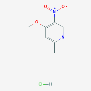molecular formula C7H9ClN2O3 B1514675 4-Methoxy-2-methyl-5-nitropyridine hydrochloride 
