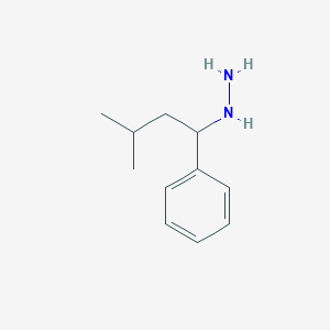 (3-Methyl-1-phenylbutyl)hydrazine