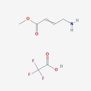 Methyl (E)-4-aminobut-2-enoate tfa