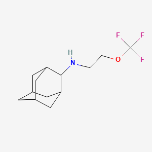 molecular formula C13H20F3NO B15146785 N-[2-(Trifluoromethoxy)ethyl]adamantan-2-amine 