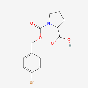 1-{[(4-Bromophenyl)methoxy]carbonyl}pyrrolidine-2-carboxylic acid