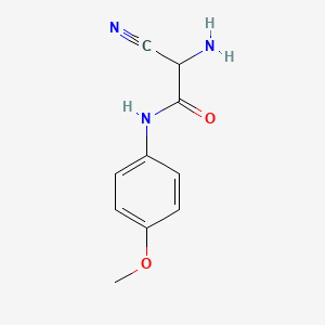 2-Amino-2-cyano-N-(4-methoxy-phenyl)-acetamide