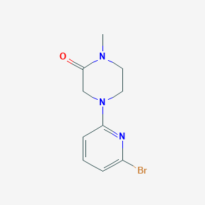 4-(6-Bromopyridin-2-yl)-1-methylpiperazin-2-one