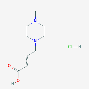 (2E)-4-(4-methylpiperazin-1-yl)but-2-enoic acid hydrochloride