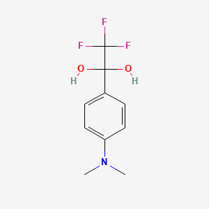 1-(4-(Dimethylamino)phenyl)-2,2,2-trifluoroethane-1,1-diol