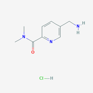 5-(aminomethyl)-N,N-dimethylpyridine-2-carboxamide hydrochloride