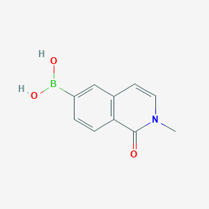 (2-Methyl-1-oxoisoquinolin-6-yl)boronic acid