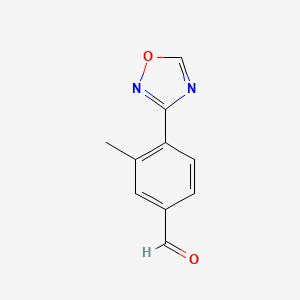 3-Methyl-4-(1,2,4-oxadiazol-3-YL)benzaldehyde