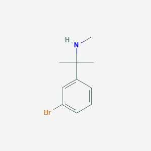 [2-(3-Bromophenyl)propan-2-yl](methyl)amine