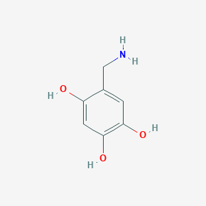 molecular formula C7H9NO3 B15147061 2,4,5-Trihydroxybenzylamine CAS No. 887582-56-1