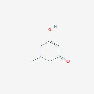 molecular formula C7H10O2 B15147130 2-Cyclohexen-1-one, 3-hydroxy-5-methyl- CAS No. 70150-66-2