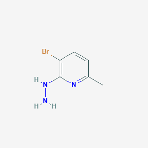 3-Bromo-2-hydrazinyl-6-methylpyridine